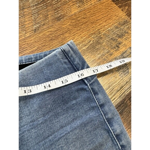 Soft Surroundings Jeans Women's  Small  Blue Flare Pull On - Picture 5 of 6